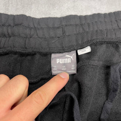 Baggy black Puma joggers 4XL y2k style sportswear track pants loose fit