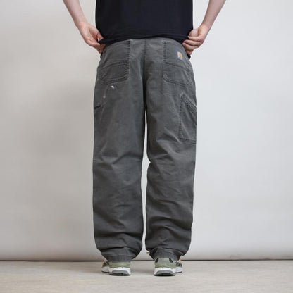 Carhartt carpenter pants W38 L34 grey Loose relaxed fit skate pants