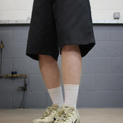 Baggy Dickies chino shorts carpenter black Chino style skater shorts long wide leg festival