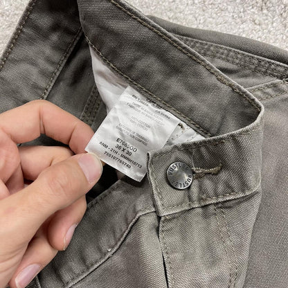 Rustler baggy carpenter jeans y2k wide leg grey 100% cotton skater style utility cargo pants