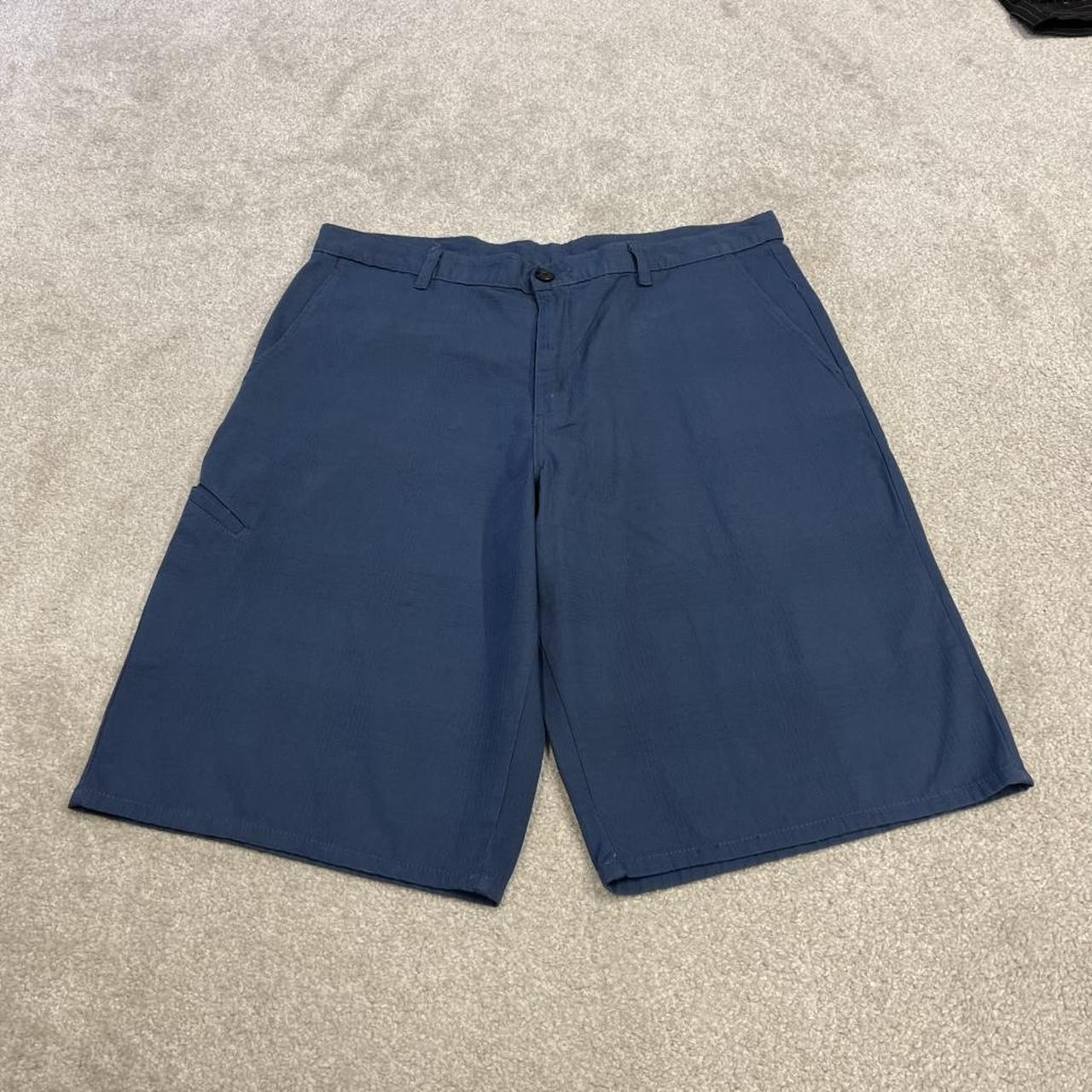 Dickies checkered chino shorts carpenter blue Chino skater / surf shorts loose fit festival