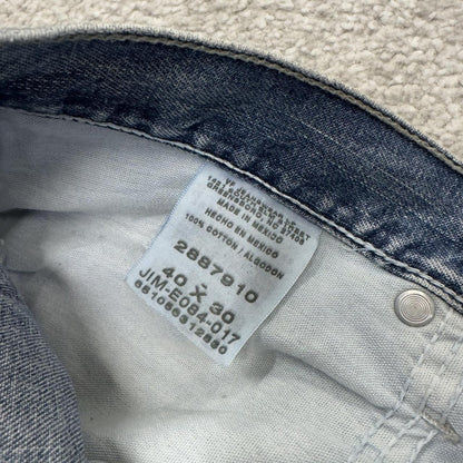 Vintage Lee baggy carpenter jeans y2k blue W40L30 Loose leg skater style utility workwear trousers
