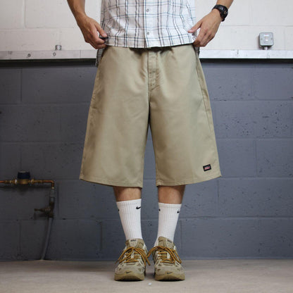Dickies baggy chino shorts carpenter khaki Twill chino skater style shorts loose cargo