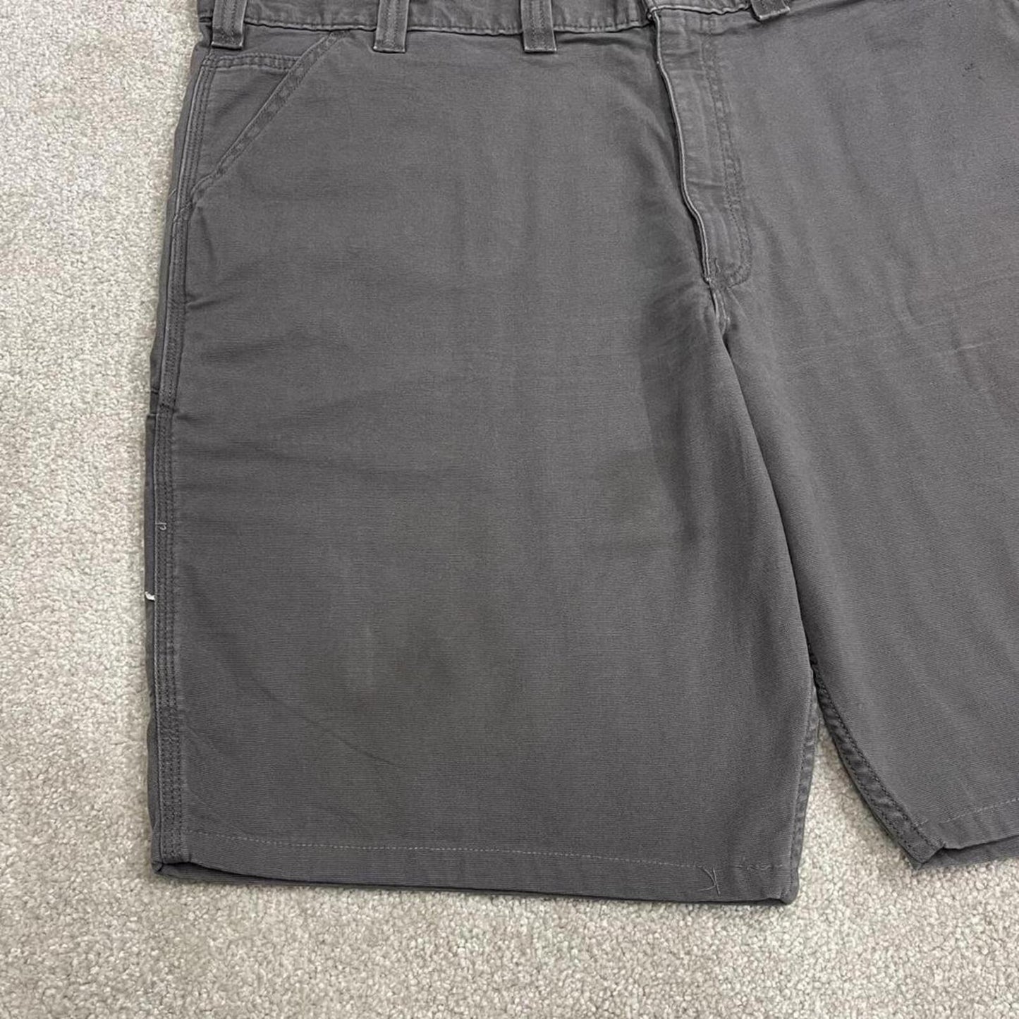 Carhartt cargo shorts skater surf grey Loose relaxed fit workwear carpenter shorts