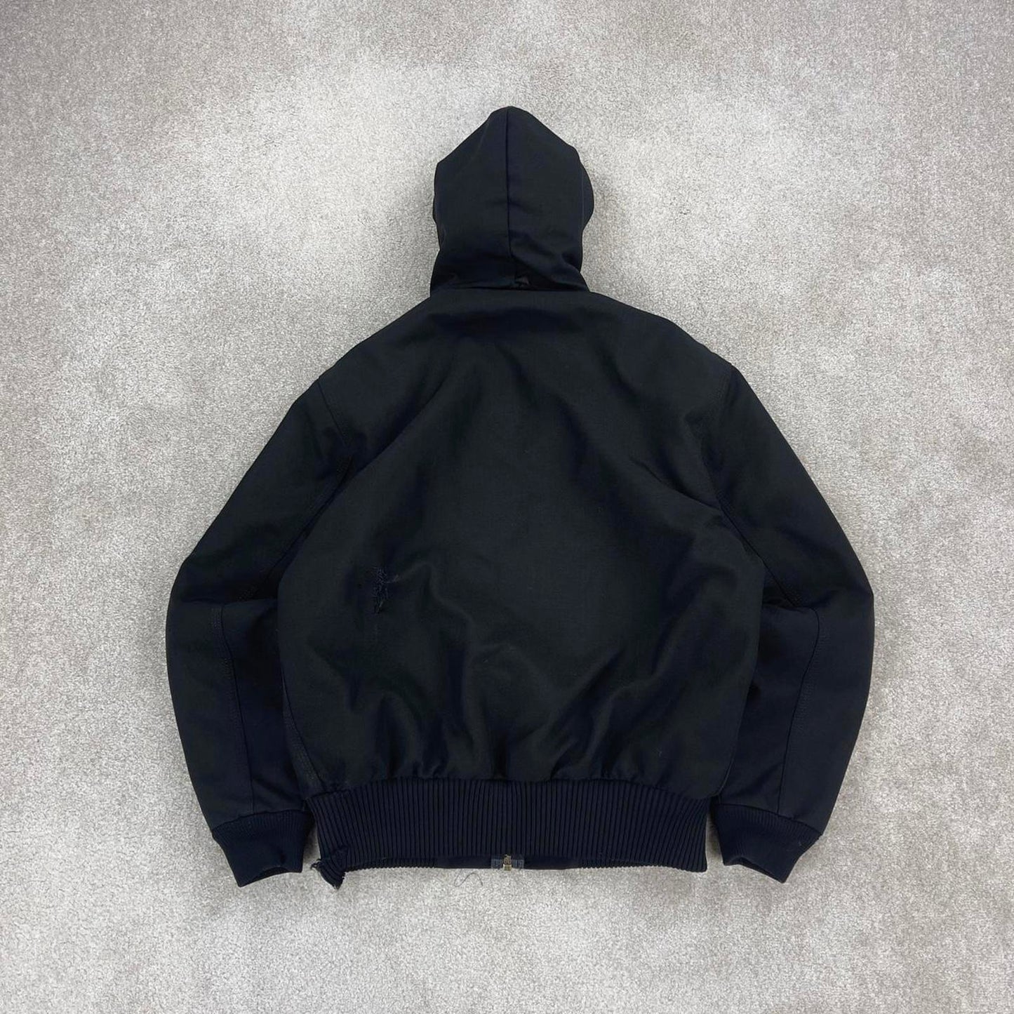 Black Carhartt active jacket Small hooded canvas skater jacket