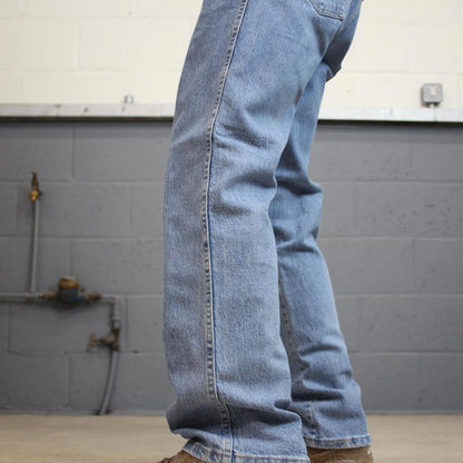 Vintage Wrangler jeans W36L29 blue Wrangler 5 pocket jeans waist patch