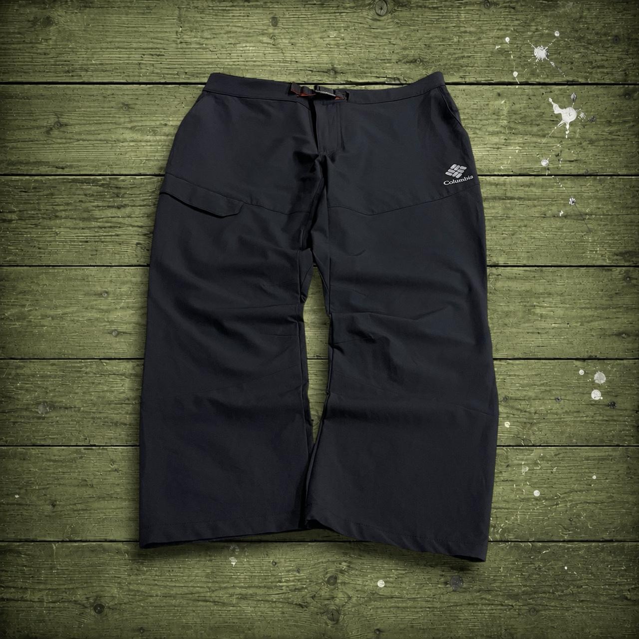 Columbia hiking pants technical Y2K black Lightweight utility tech trousers