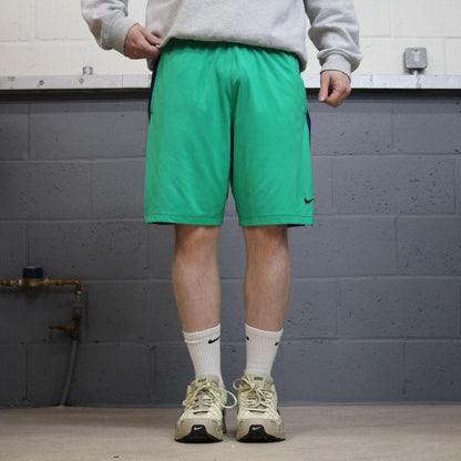 Loose Nike sports shorts y2k green Casual style comfy loose floaty summer gym shorts