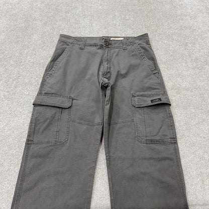 Wrangler cargo pants y2k grey W33L30 relaxed fit skater work utility pants