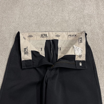 Y2K Dickies 874 work pants original fit black Straight fit chino skater style trousers