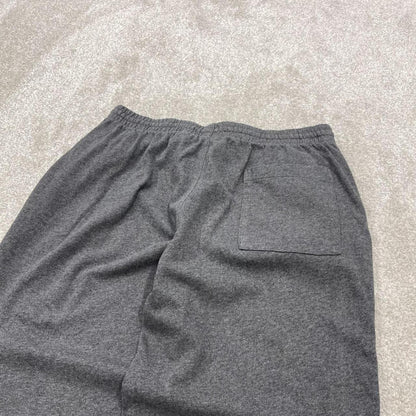 Y2k Nike baggy sweatpants joggers grey Large Loose Swoosh logo tracksuit bottoms