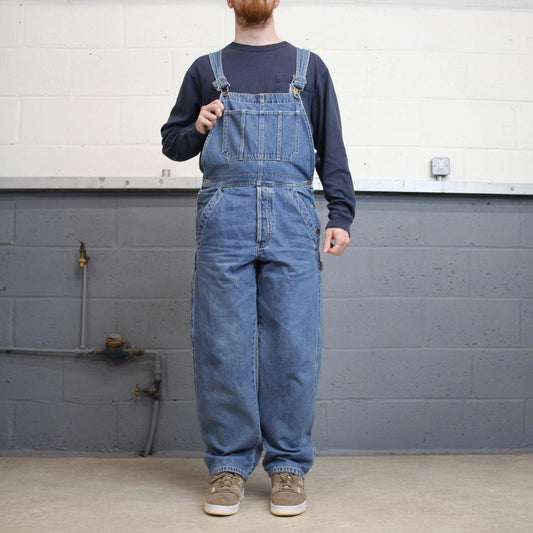 Vintage Old Navy dungarees W34L30 blue mens denim overalls