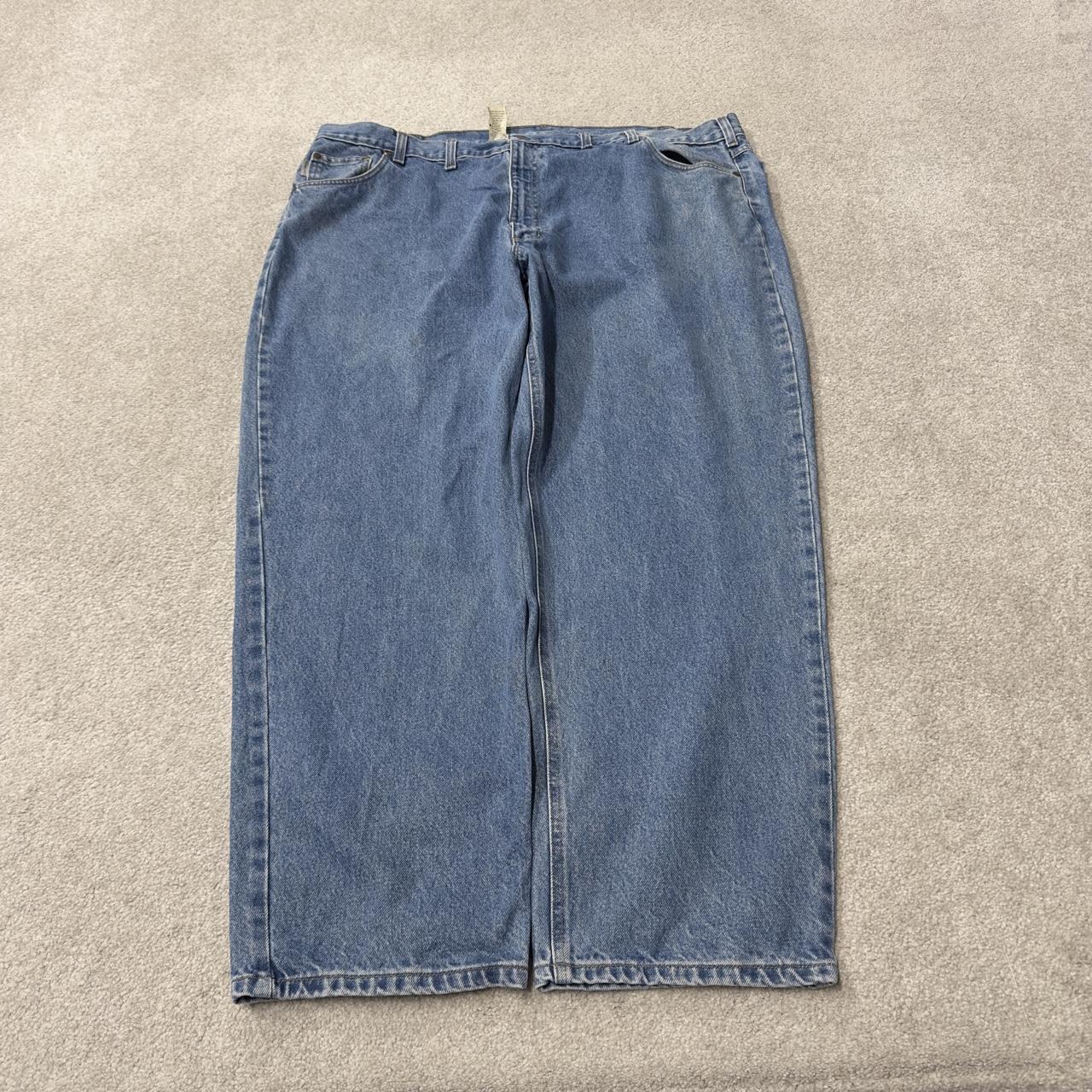 Baggy Carhartt jeans y2k blue denim Loose relaxed fit skater 2000s style workwear pants