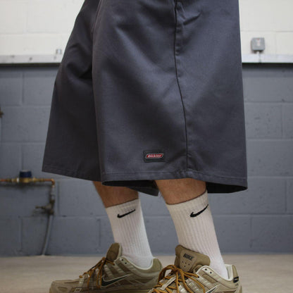 Dickies baggy chino shorts carpenter grey Chino style skater shorts long wide leg festival