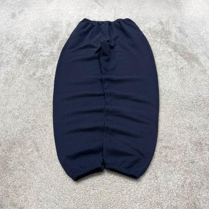 Champion baggy sweatpants joggers cuffed navy Loose floaty embroidered tracksuit bottoms