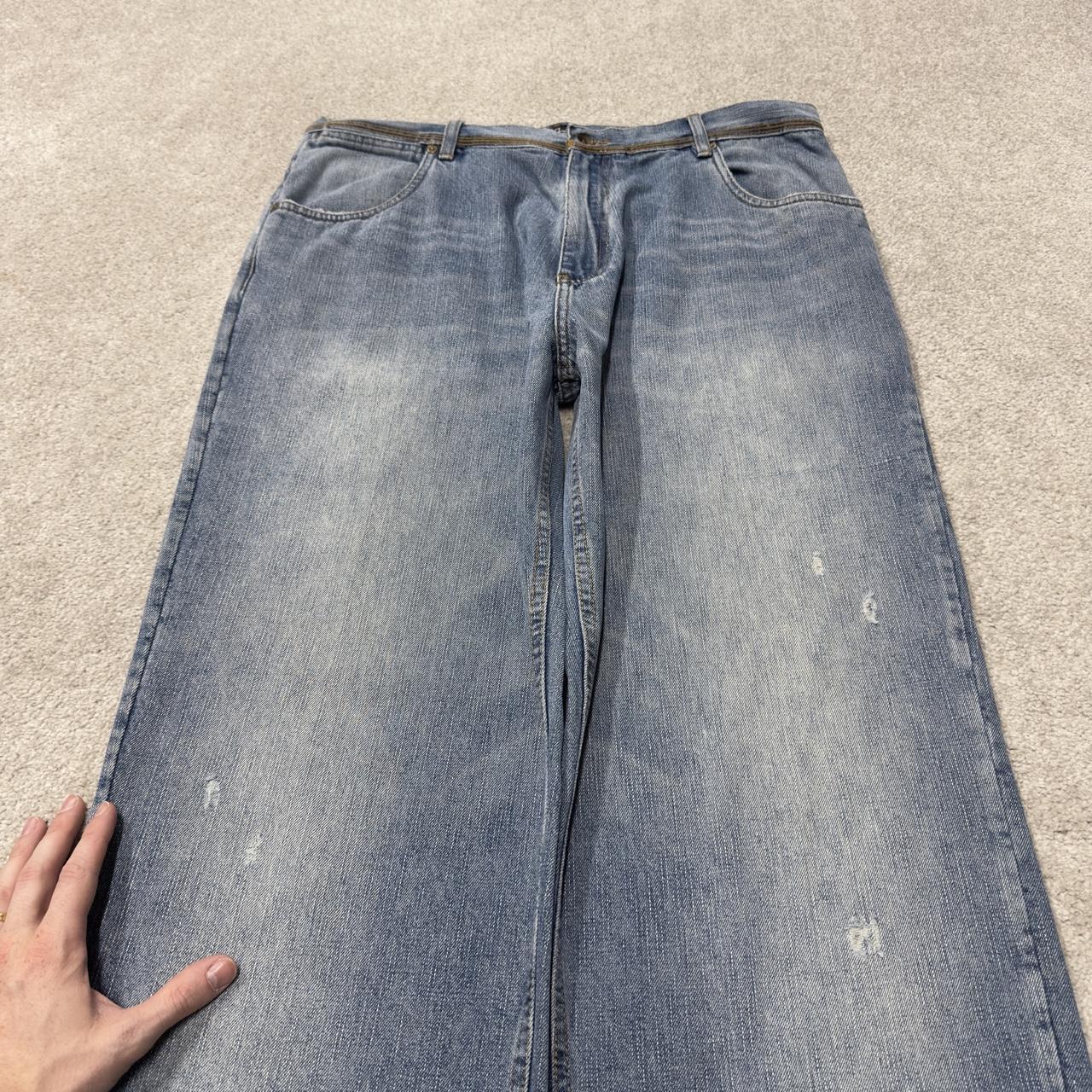 Y2K baggy Sean John jeans blue denim W38L32 Wide leg surf style pants
