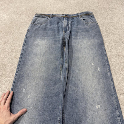 Y2K baggy Sean John jeans blue denim W38L32 Wide leg surf style pants