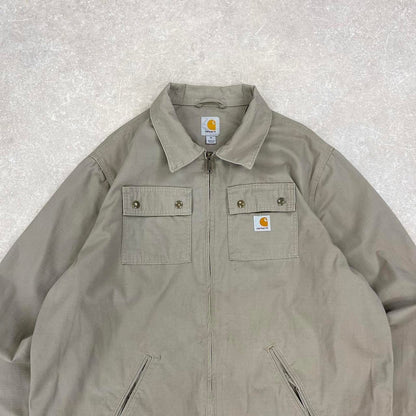 Beige Carhartt jacket XL regular American USA workwear