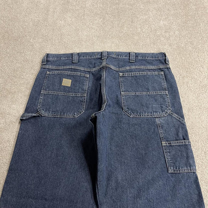 Lee Dungarees baggy jeans blue W40L30 denim carpenter skater cargo pants