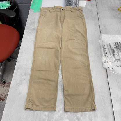 Carhartt carpenter pants W38 L32 beige relaxed fit skater style cargos