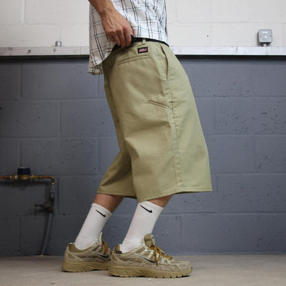 Dickies baggy chino shorts carpenter khaki Long skater style surf shorts summer