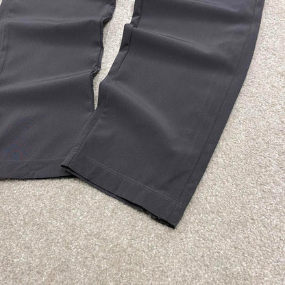 Y2k FILA tracksuit bottoms grey Floaty leg print logo gym track pants