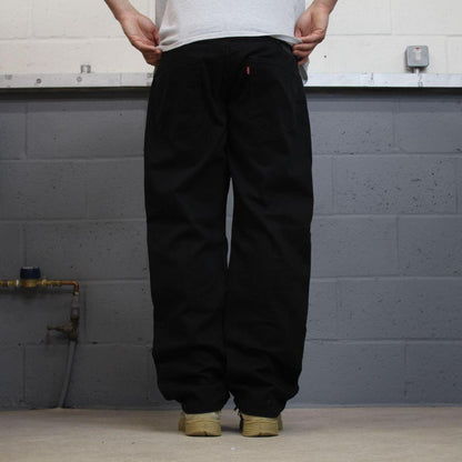 Levi’s 505 y2k straight jeans black Straight leg pants red tab logo