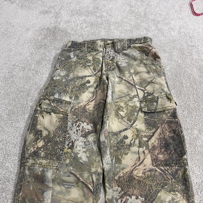 Vintage camo cargo pants y2k utility khaki King’s Realtree camouflage hunting cargos