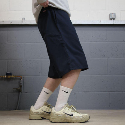 Dickies baggy carpenter shorts navy Twill chino skater style shorts wide long leg