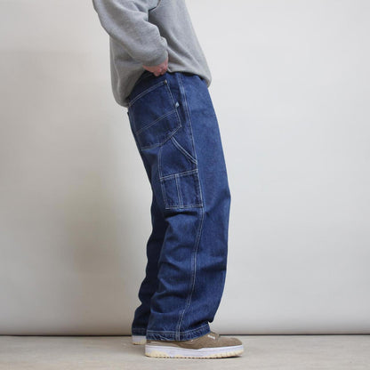 Blue Denim Carpenter JUeans W36 L30 Loose Bucker skater cargos