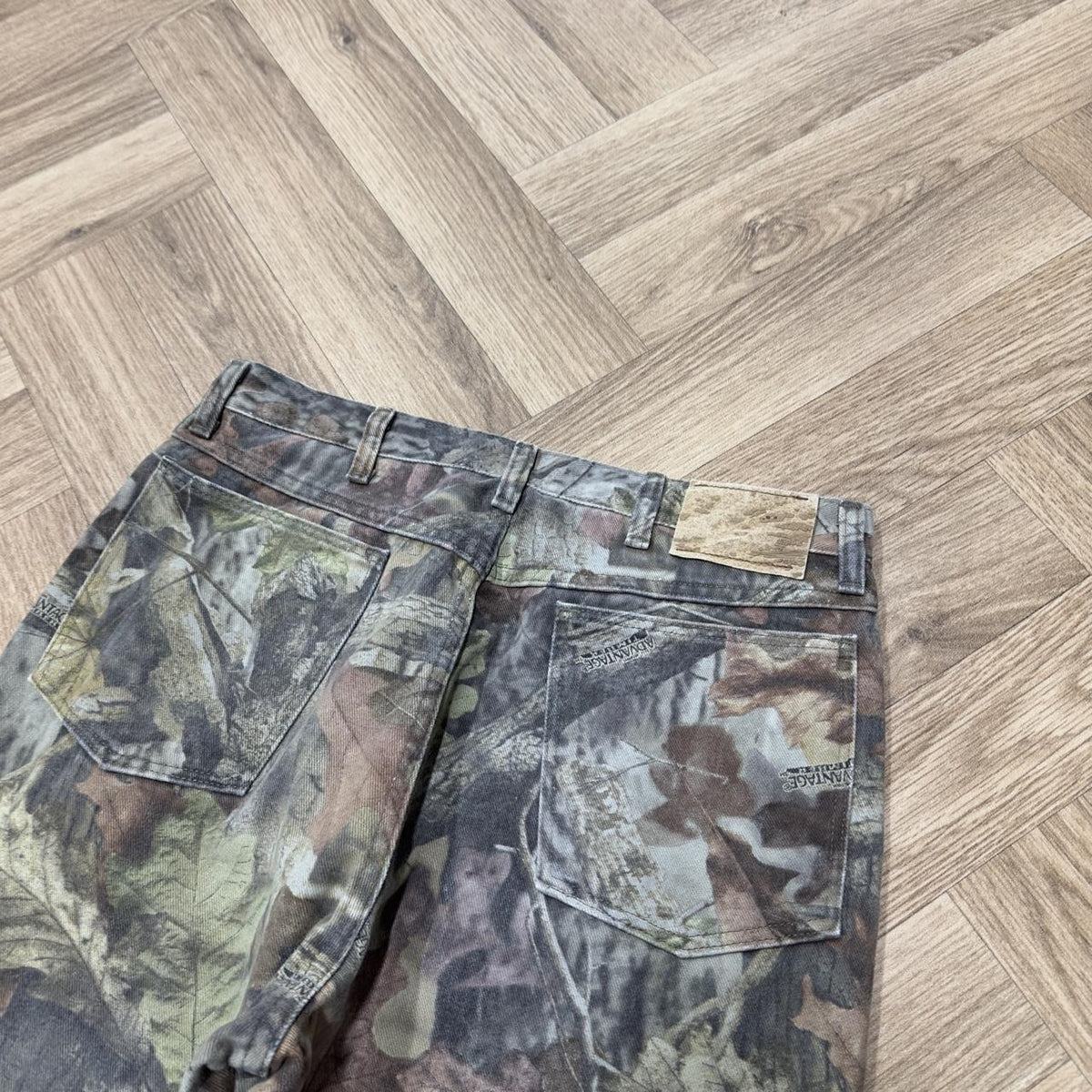 Vintage wrangler camo jeans Y2K Loose straight leg camouflage utility combat trousers