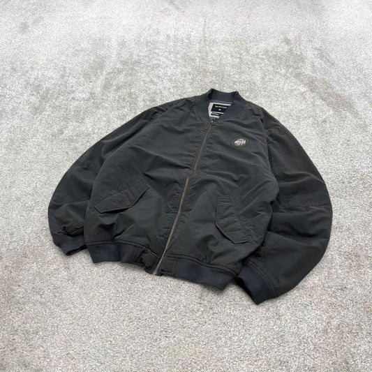 00s Quiksilver technical bomber jacket L men's y2k style fleece lined windbreaker
