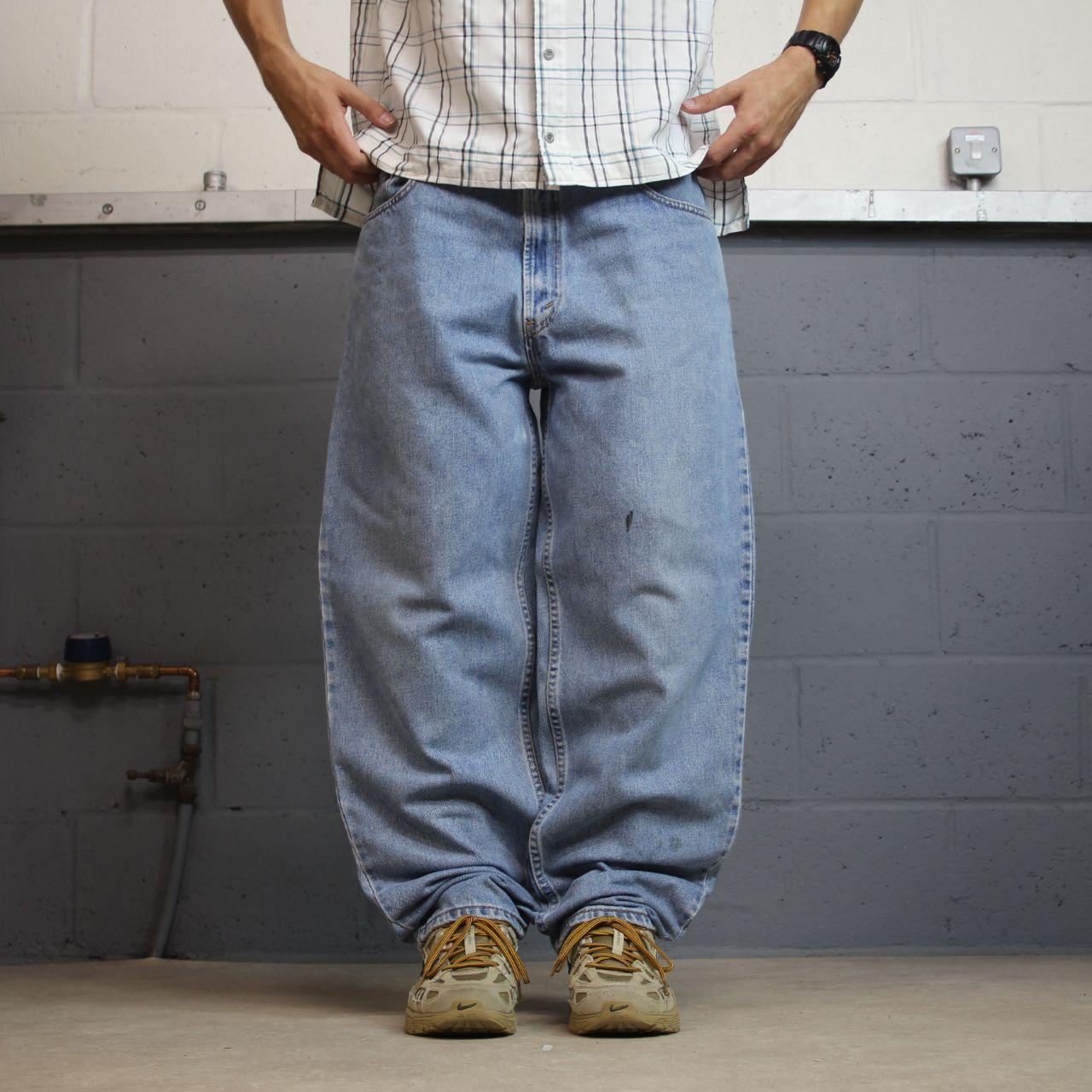Levi’s 560 baggy jeans y2k W36L30 blue denim red tab logo y2k pants