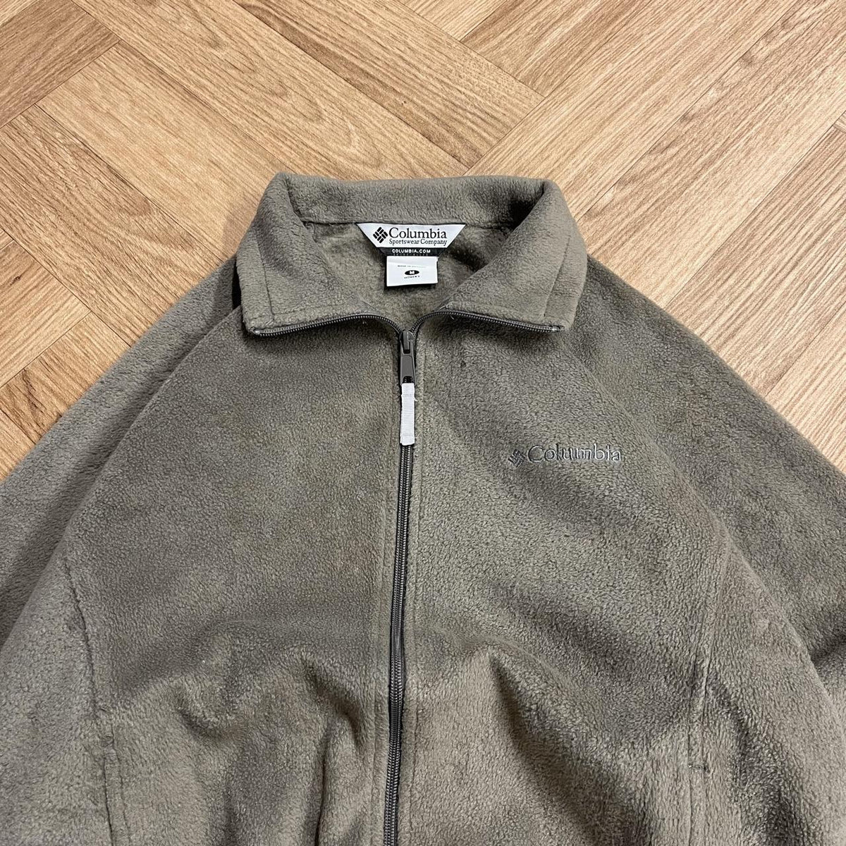 Y2K Colombia tech fleece khaki Women's full zip autumn adjustable technical fleece