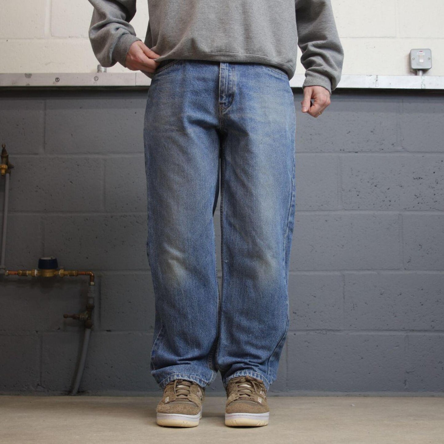 Dickies work jeans loose denim blue Regular fit skate style work pants