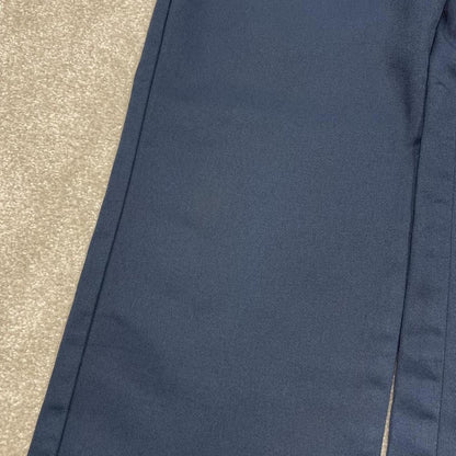 Vintage Dickies work pants fleece lined navy Twill chino skate style trousers