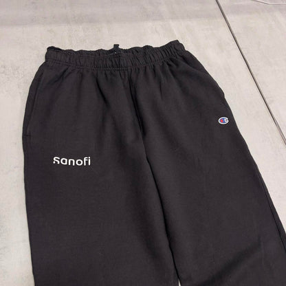 Vintage y2k black Champion joggers M loose jogger sweatpants embroidered logo