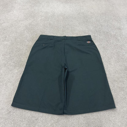 Dickies baggy chino shorts carpenter green Chino style skater shorts long wide leg festival