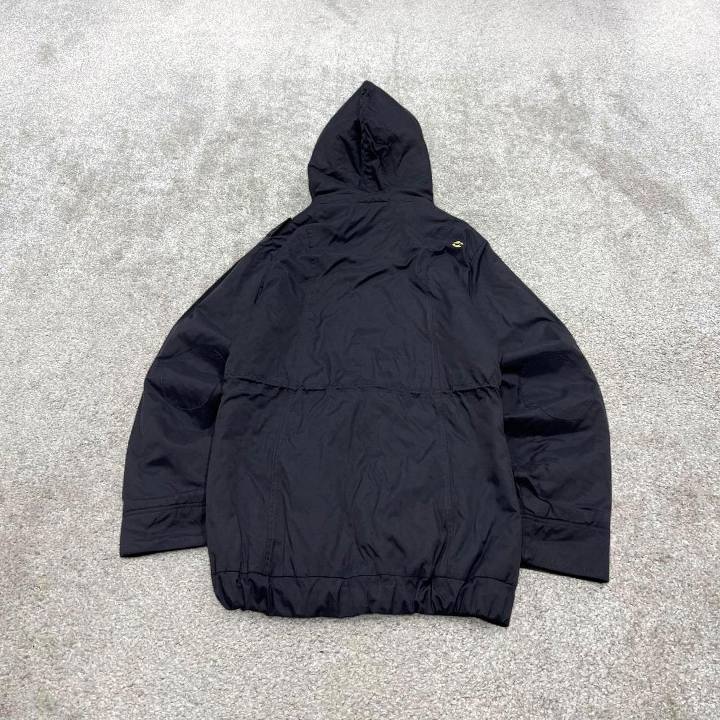 00s Billabong technical parka jacket S women's y2k style black hooded coat winter