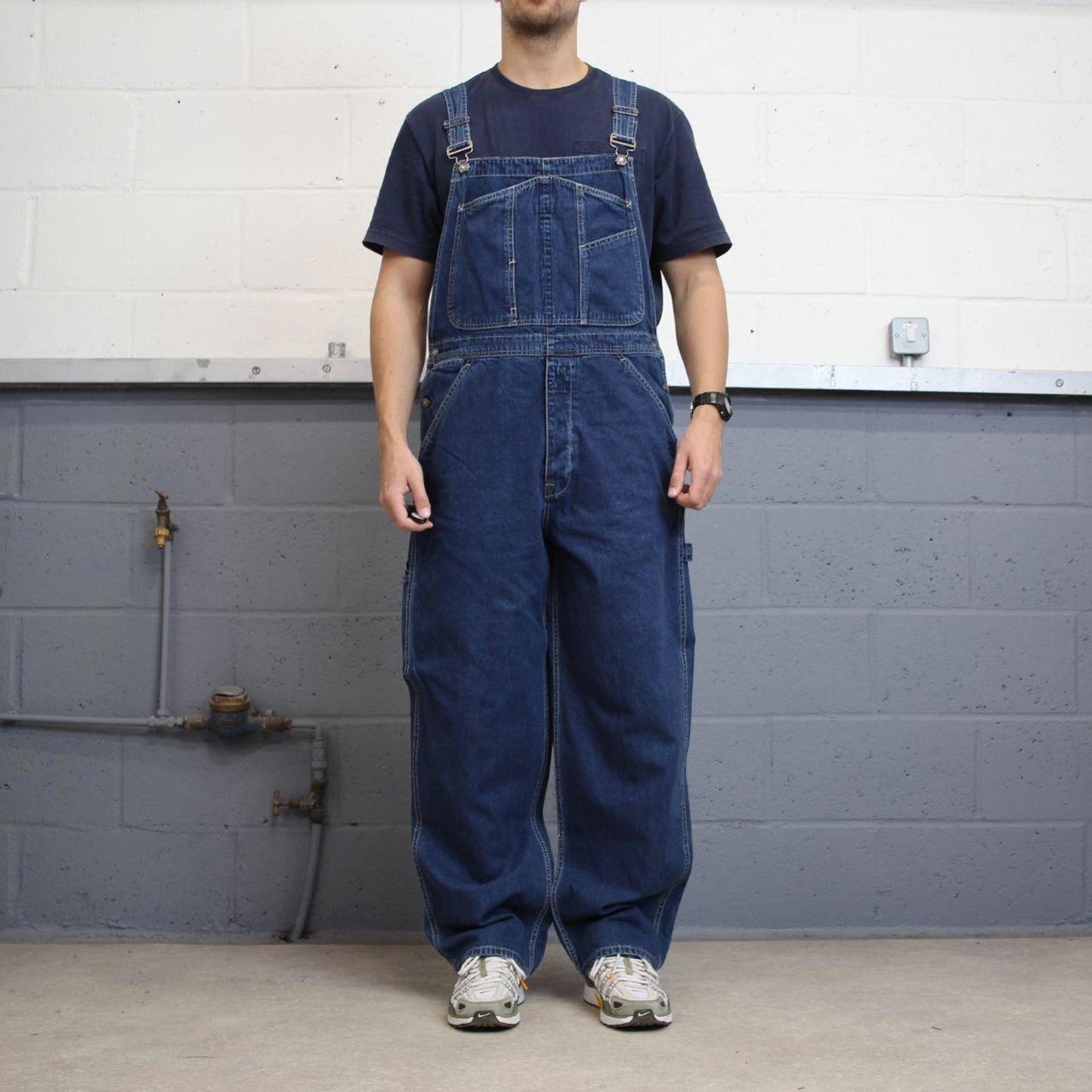 Vintage GAP dungarees W38L32 blue mens denim overalls