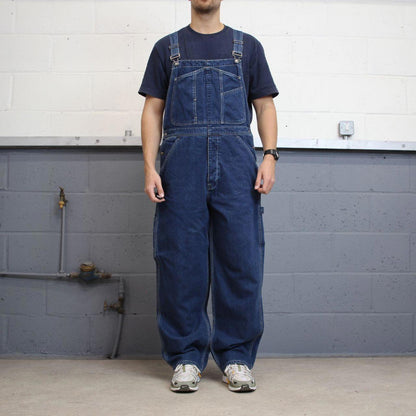 Vintage GAP dungarees W38L32 blue mens denim overalls