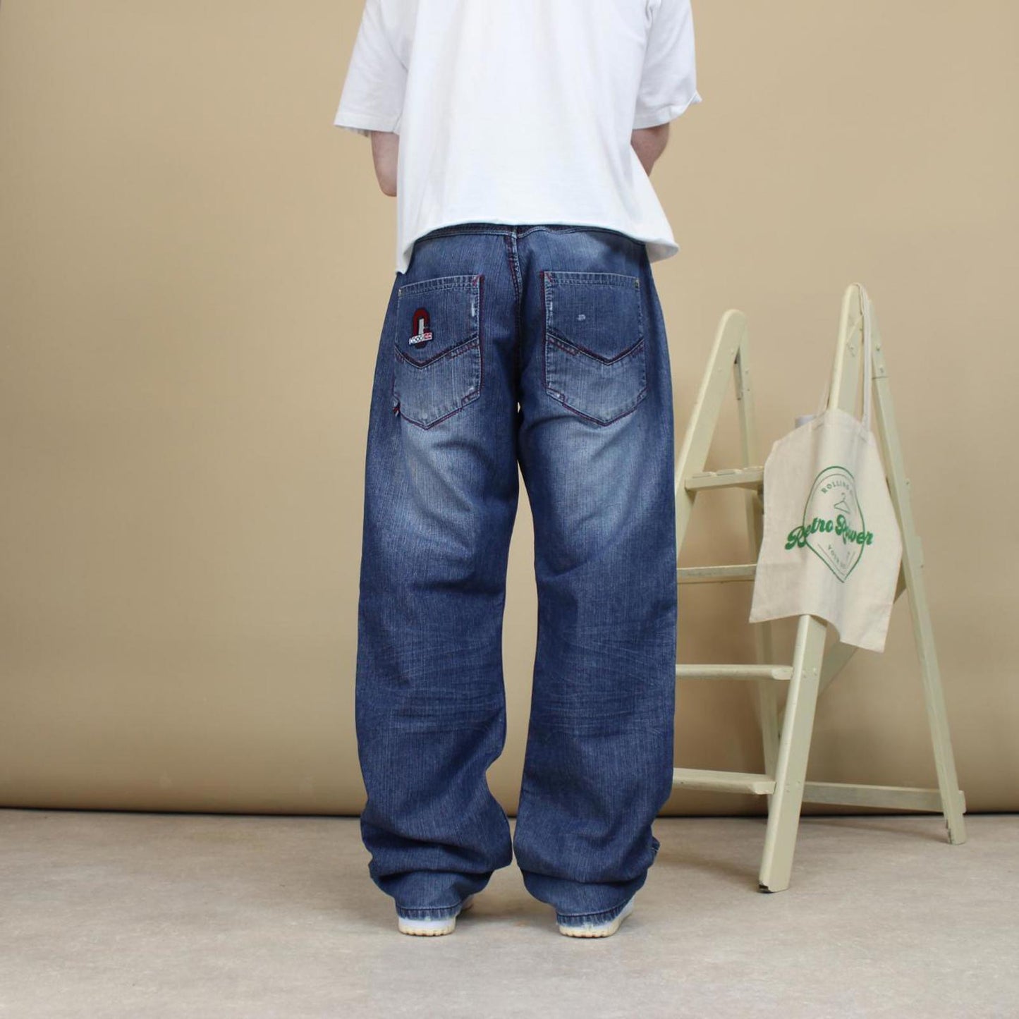 Blue embroidered Coogi jeans W36 L34