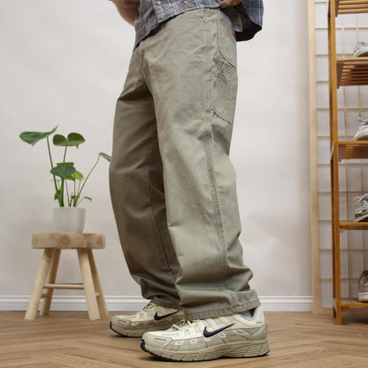 Wrangler Riggs carpenter jeans y2k Loose straight leg canvas utility workwear skate trousers