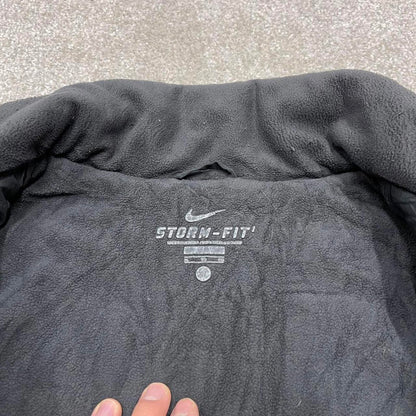 00s Nike jacket y2k style XL men's grey full zip padded windbreaker coat technical