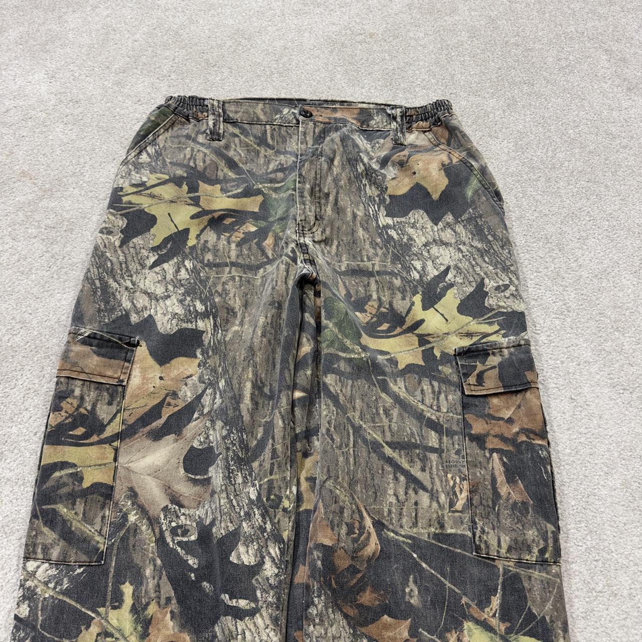 Vintage camo cargo utility pants Y2K khaki mossy oak camouflage pattern hunting trousers