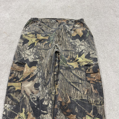 Vintage camo cargo utility pants Y2K khaki mossy oak camouflage pattern hunting trousers