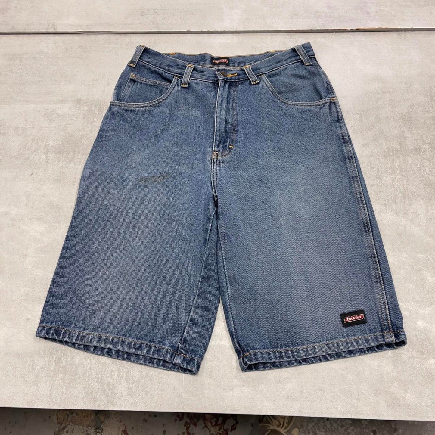 Dickies carpenter skate jorts W30 Faded blue loose denim y2k style shorts