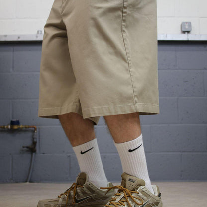 Dickies baggy chino shorts carpenter khaki Chino style skater shorts long wide leg festival