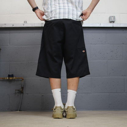 Dickies chino shorts carpenter black Chino style skater shorts long loose leg festival