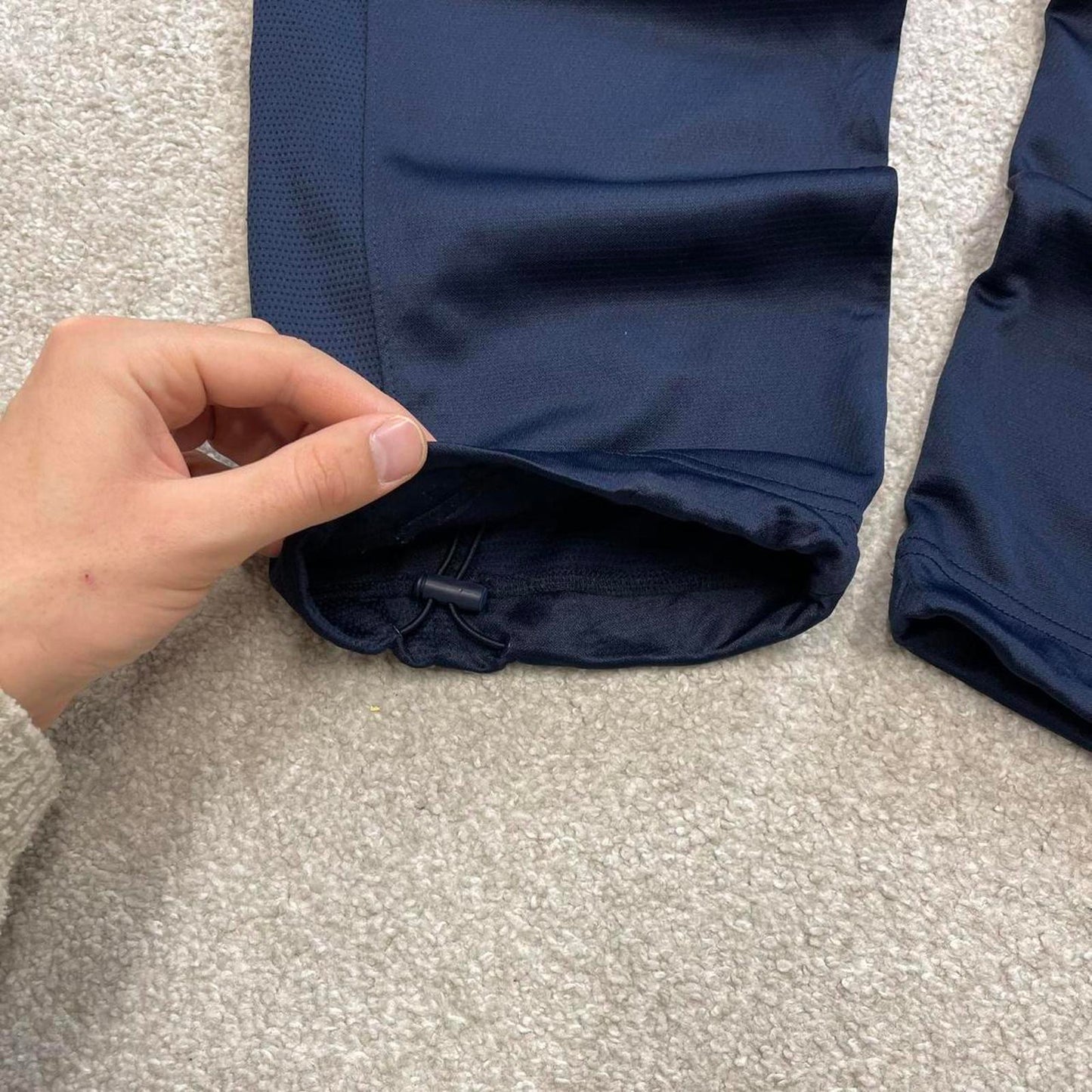 Navy loose Nike trackies M y2k vintage style joggers Swoosh logo track pants